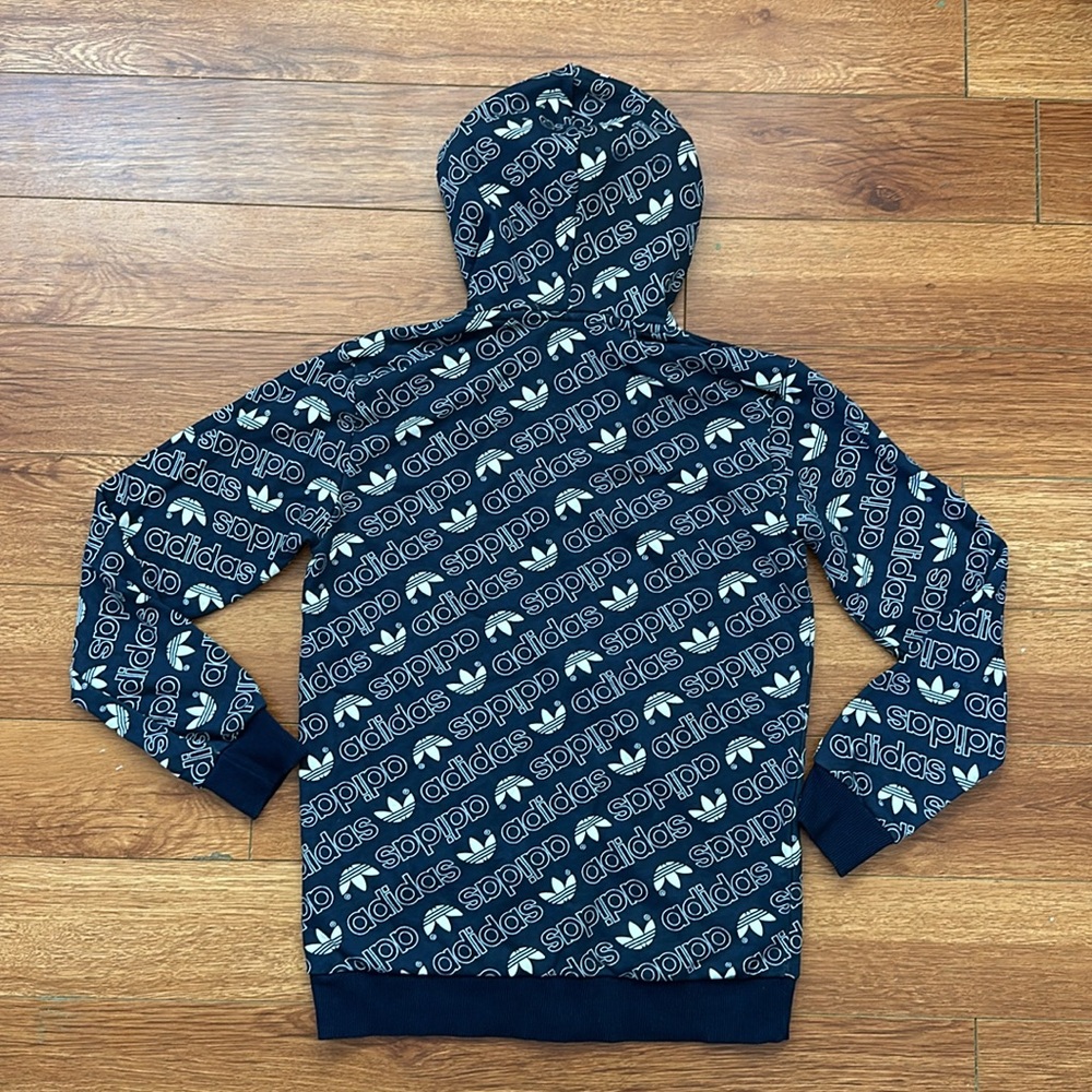 ADIDAS LOGO ZIP UP HOODIE - Picture 6 of 10